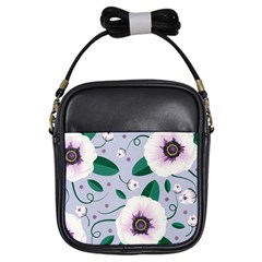 Flowers Petals Blossom Flora Girls Sling Bag by Apenda