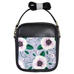 Flowers Petals Blossom Flora Girls Sling Bag Front