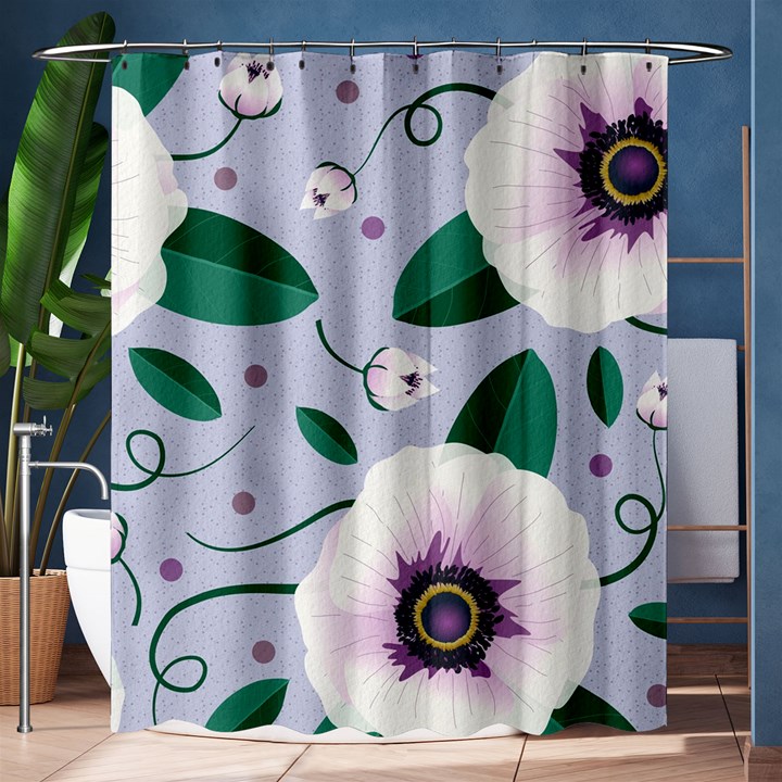 Flowers Petals Blossom Flora Shower Curtain 60  x 72  (Medium) 