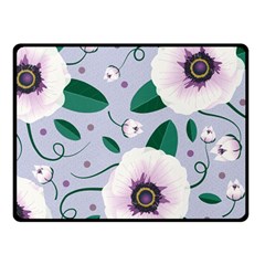 Flowers Petals Blossom Flora Two Sides Fleece Blanket (small) by Apenda