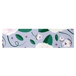 Flowers Petals Blossom Flora Oblong Satin Scarf (16  x 60 ) Front