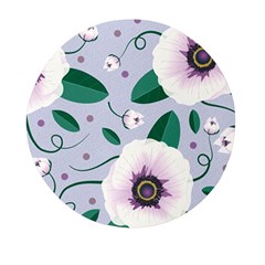 Flowers Petals Blossom Flora Mini Round Pill Box by Apenda