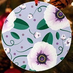 Flowers Petals Blossom Flora Uv Print Acrylic Ornament Round by Apenda