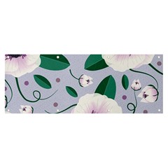 Flowers Petals Blossom Flora Banner And Sign 8  X 3  by Apenda