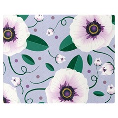 Flowers Petals Blossom Flora Premium Plush Fleece Blanket (medium) by Apenda