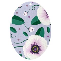 Flowers Petals Blossom Flora Uv Print Acrylic Ornament Oval by Apenda