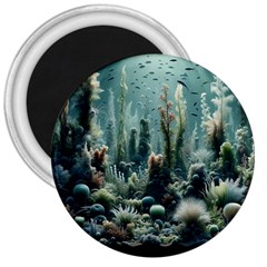 Underwater Coral Life 3  Magnets