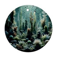 Underwater Coral Life Ornament (round) by Apenda