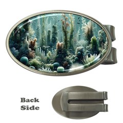 Underwater Coral Life Money Clips (oval)  by Apenda