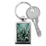 Underwater Coral Life Key Chain (Rectangle) Front