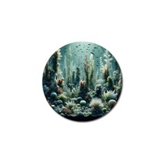 Underwater Coral Life Golf Ball Marker by Apenda