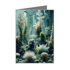 Underwater Coral Life Mini Greeting Card by Apenda