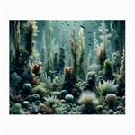 Underwater Coral Life Small Glasses Cloth Front