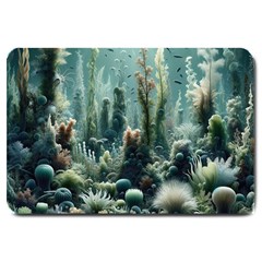 Underwater Coral Life Large Doormat by Apenda