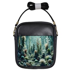 Underwater Coral Life Girls Sling Bag