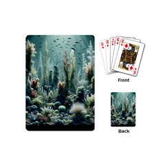 Underwater Coral Life Playing Cards Single Design (mini) by Apenda