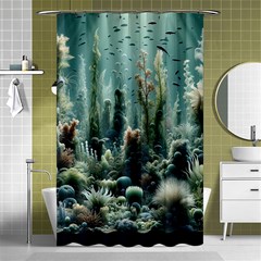 Underwater Coral Life Shower Curtain 48  X 72  (small) 