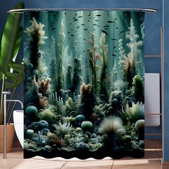 Underwater Coral Life Shower Curtain 60  X 72  (medium)  by Apenda