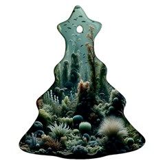 Underwater Coral Life Christmas Tree Ornament (two Sides)