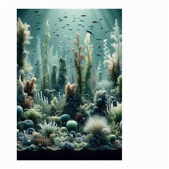 Underwater Coral Life Small Garden Flag (two Sides)