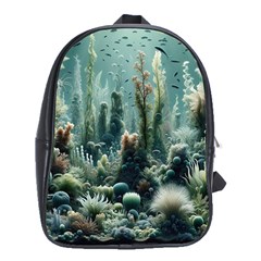 Underwater Coral Life School Bag (xl) by Apenda