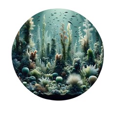 Underwater Coral Life Mini Round Pill Box by Apenda