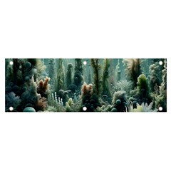 Underwater Coral Life Banner And Sign 6  X 2  by Apenda