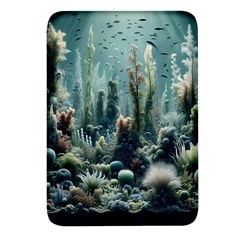 Underwater Coral Life Rectangular Glass Fridge Magnet (4 Pack) by Apenda