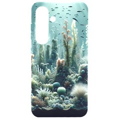 Underwater Coral Life Samsung Galaxy S24 6 2 Inch Black Tpu Uv Case by Apenda