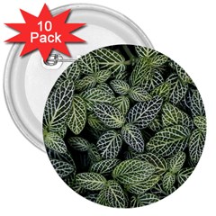 Leaves Foliage Botany Plant 3  Buttons (10 Pack) 