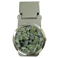 Leaves Foliage Botany Plant Money Clip Watches