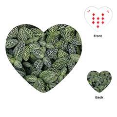 Leaves Foliage Botany Plant Playing Cards Single Design (heart)