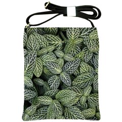 Leaves Foliage Botany Plant Shoulder Sling Bag by Maspions