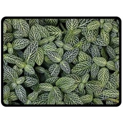 Leaves Foliage Botany Plant Fleece Blanket (large)