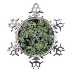 Leaves Foliage Botany Plant Metal Large Snowflake Ornament