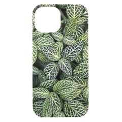 Leaves Foliage Botany Plant Iphone 15 Black Uv Print Pc Hardshell Case by Maspions