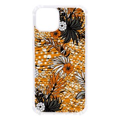 Leaf Yellow Point Flower White Iphone 13 Tpu Uv Print Case by Grandong