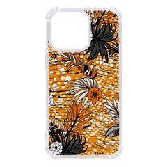 Leaf Yellow Point Flower White Iphone 13 Pro Tpu Uv Print Case by Grandong