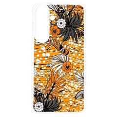 Leaf Yellow Point Flower White Samsung Galaxy S24 6 2 Inch Tpu Uv Case by Grandong