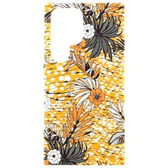 Leaf Yellow Point Flower White Samsung Galaxy S24 Ultra 6 9 Inch Black Tpu Uv Case