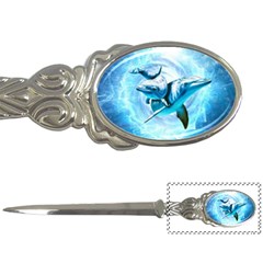 Dolphin Blue Sea Fantasy Letter Opener by Maspions