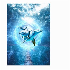 Dolphin Blue Sea Fantasy Large Garden Flag (two Sides)