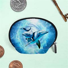 Dolphin Blue Sea Fantasy Accessory Pouch (small)