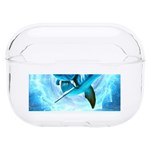 Dolphin Blue Sea Fantasy Hard PC AirPods Pro Case Front