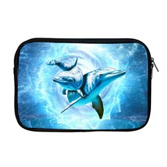 Dolphin Blue Sea Fantasy Apple Macbook Pro 17  Zipper Case