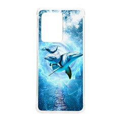 Dolphin Blue Sea Fantasy Samsung Galaxy S20 Ultra 6 9 Inch Tpu Uv Case