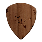 Dolphin Blue Sea Fantasy Square Wood Guitar Pick Holder Case And Picks Set Pick