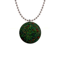 Grass Nature Meadow 1  Button Necklace by Hannah976