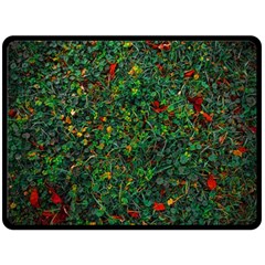 Grass Nature Meadow Fleece Blanket (large)