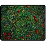 Grass Nature Meadow Two Sides Fleece Blanket (Medium) 58.8 x47.4  Blanket Front